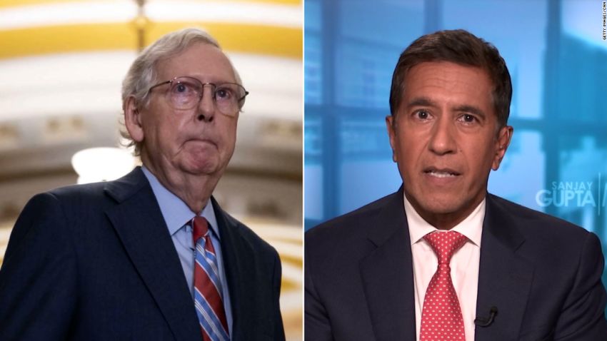 Mitch McConnell si Sanjay Gupta